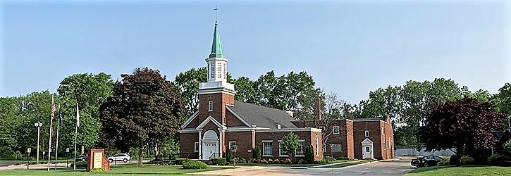 spring exterior photo of our church