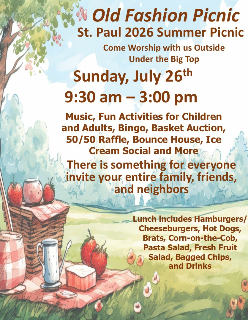 2026 Picnic flier